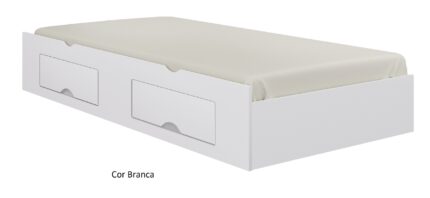 Cama auxiliar com gavetas
