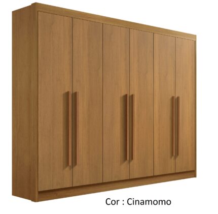 Roupeiro Athos 6 portas - 2,78Mts